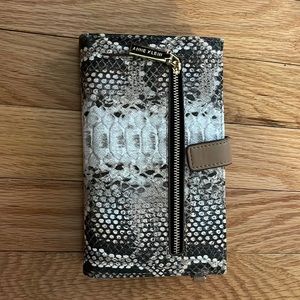 snake print Anne Klein wallet